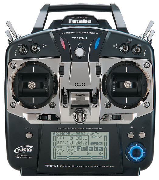 Futaba 10J S/ FHSS Helicopter 10 Channel 2.4GHz Transmitter w