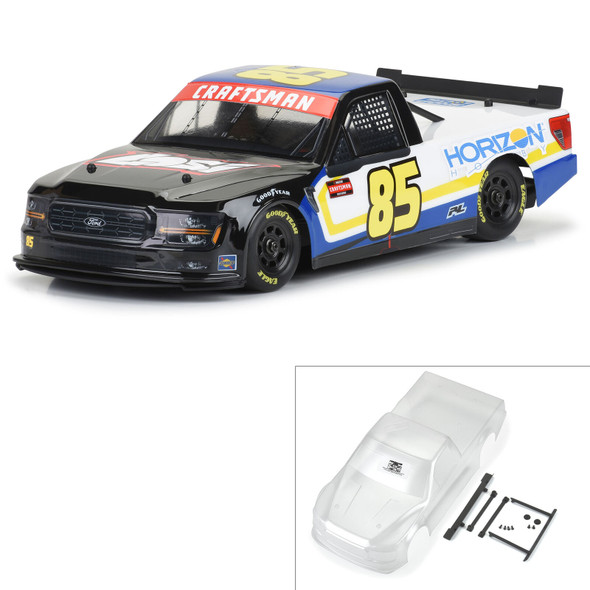 Pro-Line PRO365400 1/12 Pre-Cut 2024 Ford F-150 Truck Clear Body: Losi NASCAR
