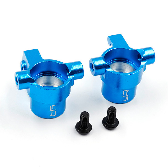 Yeah Racing TATT-082BU Aluminum Front Steering Knuckle Set for Tamiya TT-02 Type-SRX
