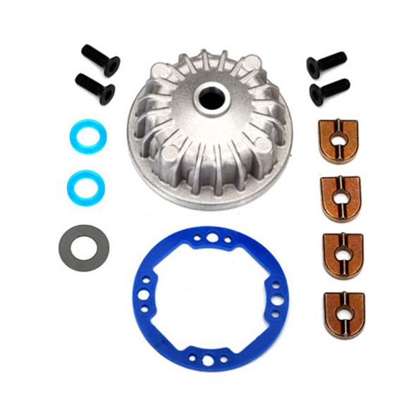 Traxxas 6781 Housing Center Differential Aluminum : Rustler / Slash  / Stampede 4x4