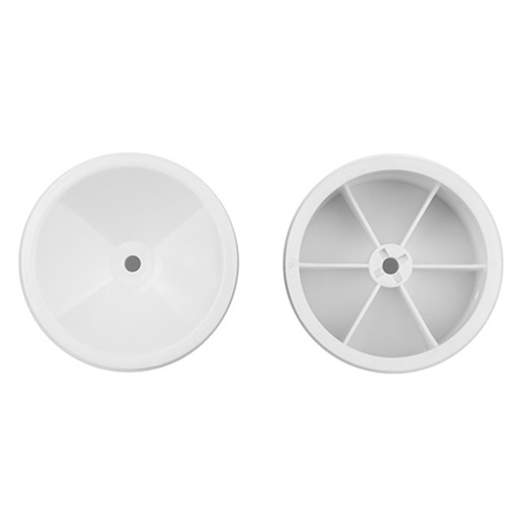 Associated 6805W 2.2 in Rear Wheels, 3/16 in, White for RC10