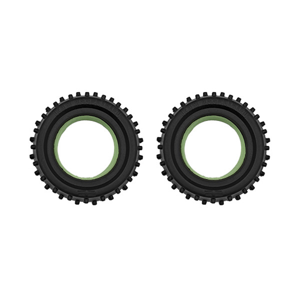 Associated 6822 Rear Tires, 2.0" for RC10 Team Car Gold Edition