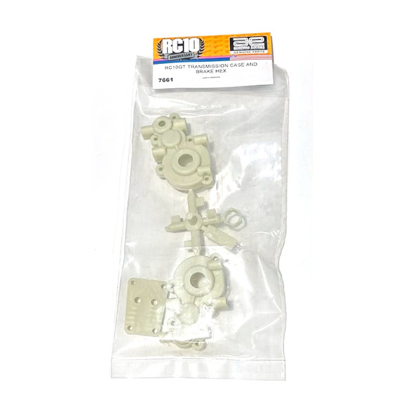 Associated 7661 Transmission Case & Brake Hex for RC10GT