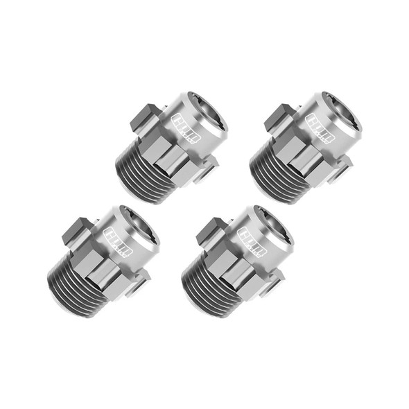 GPM Aluminum 7075 Alloy 17mm Wheel Hubs Silver for Traxxas 1:8 JATO 4X4 VXL