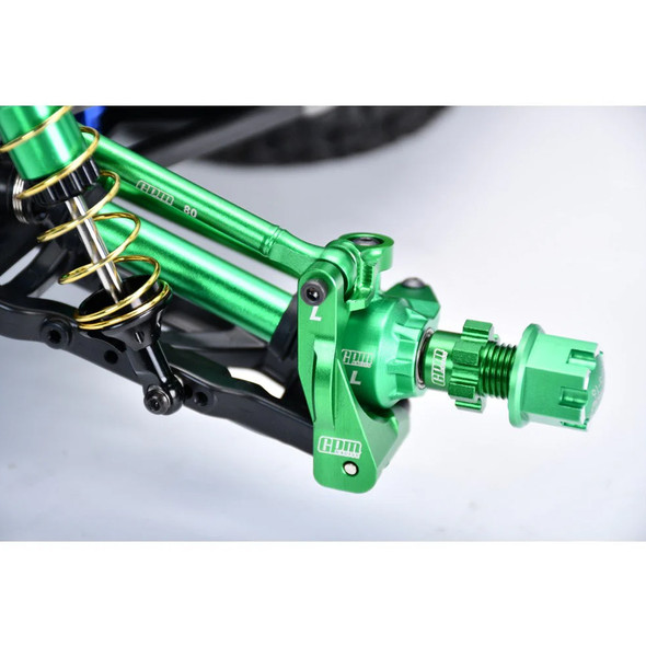 GPM Aluminum 7075 Alloy 17mm Wheel Hubs Silver for Traxxas 1:8 JATO 4X4 VXL