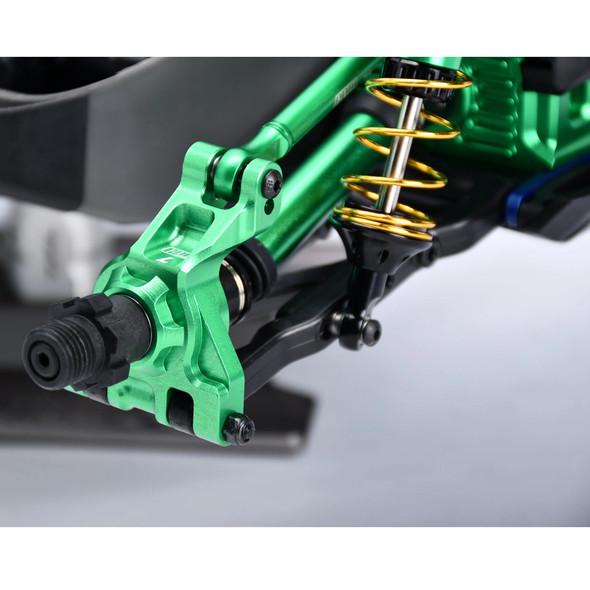 GPM Aluminum 7075 Alloy Rear Stub Axle Carriers Blue for Traxxas 1:8 JATO 4X4 VXL