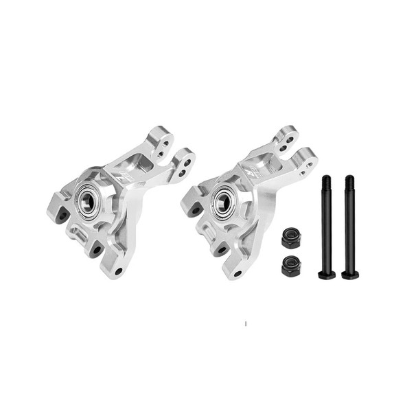 GPM Aluminum 7075 Alloy Rear Stub Axle Carriers Silver for Traxxas 1:8 JATO 4X4 VXL