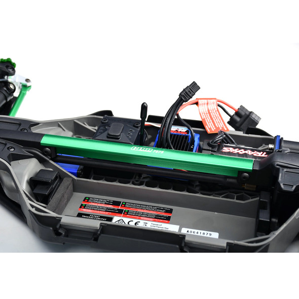 GPM Aluminum 7075 Center Chassis T-Bar Stiffener Orange for Traxxas 1:8 JATO 4X4 VXL