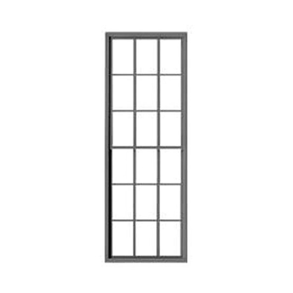 Tichy Train Group 2092 9/9 Double-Hung Masonry Window (4) w/ Glazing O Scale