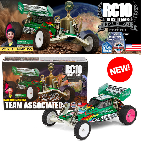 Associated 6043 1/10 RC10 1989 Stealth Masami Edition 2WD Off-Road Buggy Kit