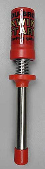 Dubro 842 XL Kwik-Start Glow Plug Ignitor Starter w/ Battery