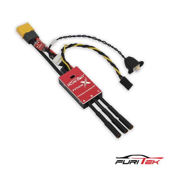 Furitek Python X 80A/120A Brushed/Brushless ESC for 1/10 RC Crawlers w/ Bluetooth