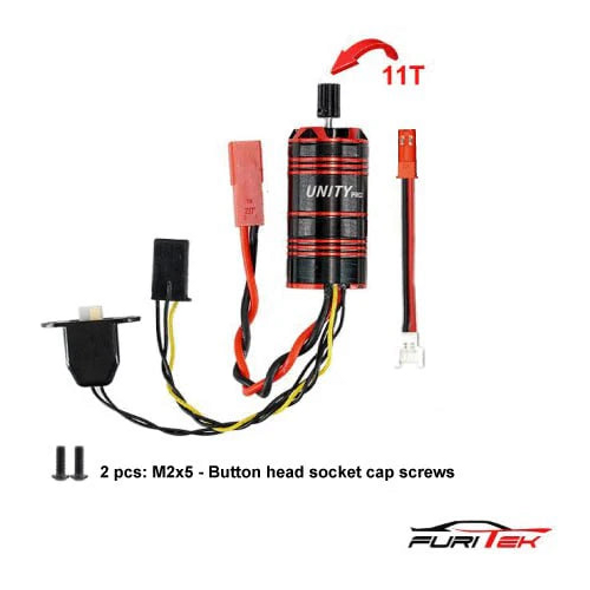 Furitek FUR-2576 3500Kv 2-in-1 Micro Foc Brushless System for Hobbyplus CR-18P Evo-Pro