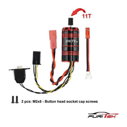 Furitek FUR-2576 3500Kv 2-in-1 Micro Foc Brushless System for Hobbyplus CR-18P Evo-Pro