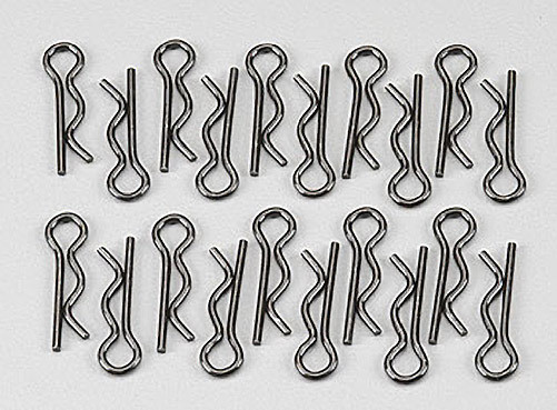 HPI 75106 BODY CLIP 6mm BLACK 20pcs BAJA 5T/5B/5SC/FLUX/RTR NITRO RS4 3 DRIFT