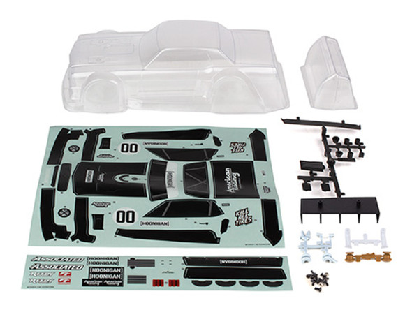 Associated 21567 1/14 Clear Body Set for Reflex 14R Hoonicorn