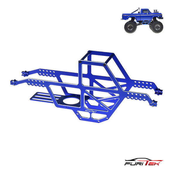 Furitek FUR-2570 Rampart Frame Kit for TRX4MT Blue Version