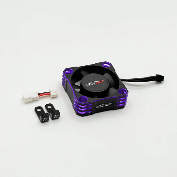 Furitek AeroSpin 30K Aluminum Fan Kit for SlideTech ESC – Black Purple Edition