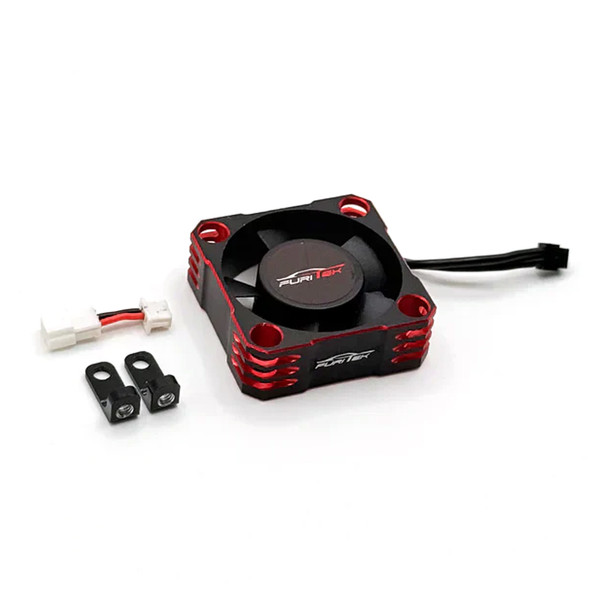 Furitek AeroSpin 30K Aluminum Fan Kit for SlideTech ESC – Black Red Edition