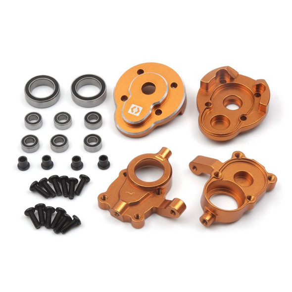 HPI 161160 Aluminum Portal Steering Spindle Set Orange for Ventura18
