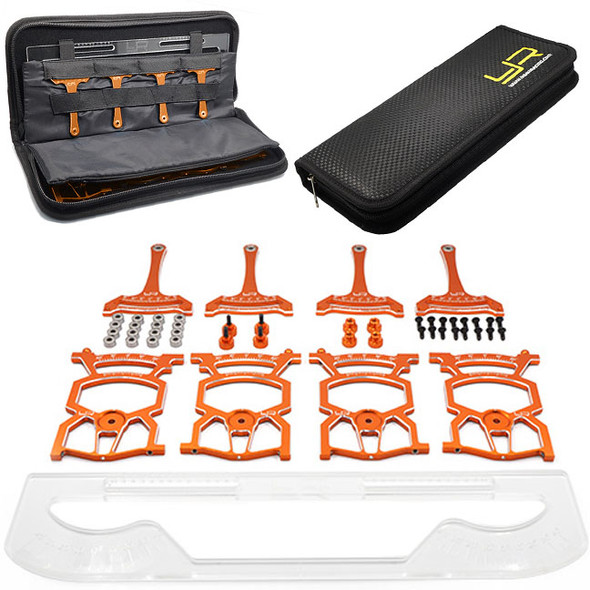 Yeah Racing YT-0140OR Universal Set Up System Ver.3 Orange For 1/10 On Road Car