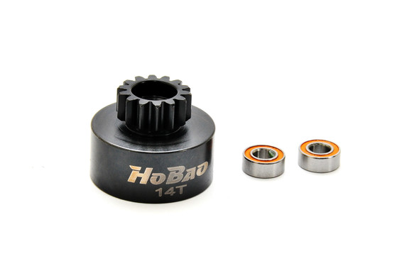 HoBao 84055 Clutch Bell 14T w/ Bearing: Hyper VS Nitro Buggy / Hyper GTS Nitro