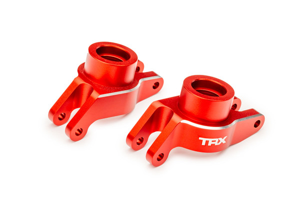 Traxxas 10252-RED Aluminum Stub Axle Carriers Red for Maxx Slash / Maxx