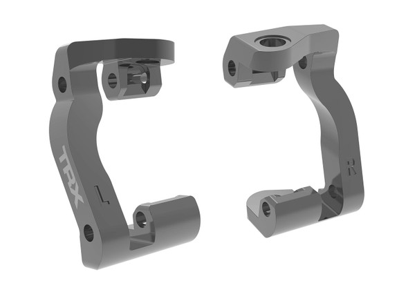 Traxxas 10733-GRAY Aluminum Caster Blocks (C-Hubs) Gray for Mini Maxx