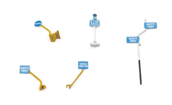 Walthers 933-4162 Blue Flags Kit (50Pkg) HO Scale