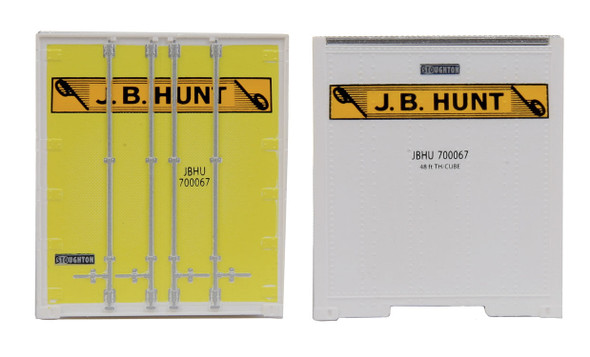 Walthers 48' Smooth Side Container - J.B. Hunt Transport - HO Scale