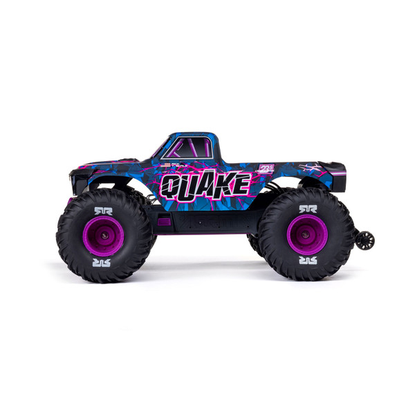 ARRMA ARA3537T3 1/10 QUAKE 223S DSC 2WD RTR Brushless Monster Truck, Purple