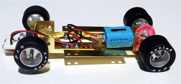 H&R Racing HRCH03 Adjustable Chassis w/ 40,000 RPM Motor 1:24 Slot Car