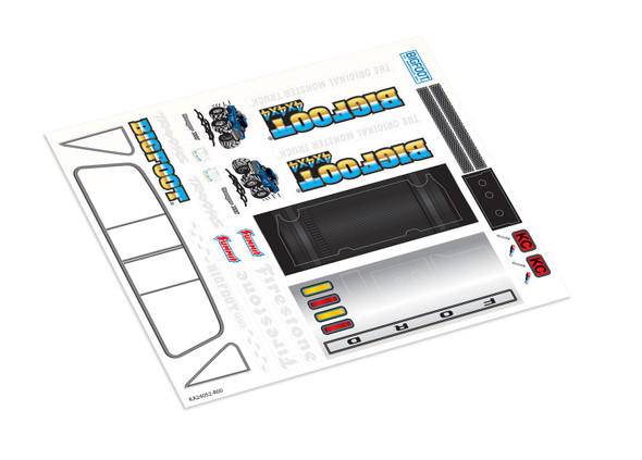 Traxxas 9844 Decal Sheet for TRX-4MT BIGFOOT No. 1