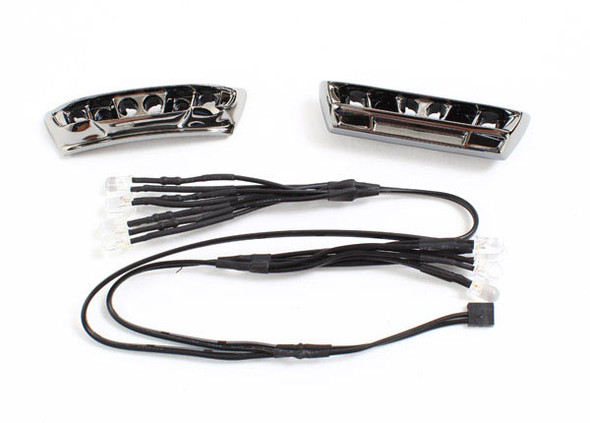 Traxxas 7186 LED Lights (4wh/4rd) w/ Light Harness and FR/RR Bumpers 1/16 E-Revo