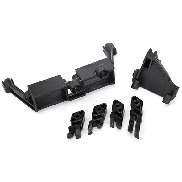 Traxxas 8240X Servo Mount / T-Lock / Wire Clips : TRX-4 / TRX-6