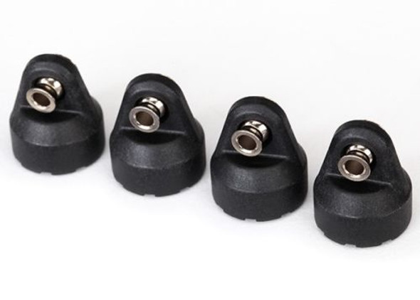 Traxxas 8361 Shock Caps (Black) (4) : 4-Tec 2.0 FORD GT