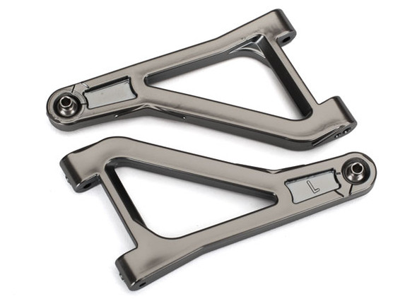 Traxxas 8531X Suspension Arms Upper Left & Right Blk/Chr : Unlimited Desert Racer UDR