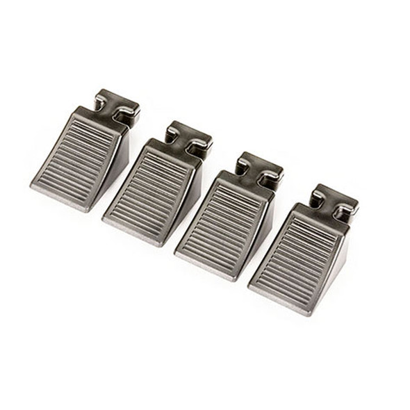 Traxxas 8844R Wheel Chocks Flatbed (4) : TRX-6 Ultimate RC Hauler