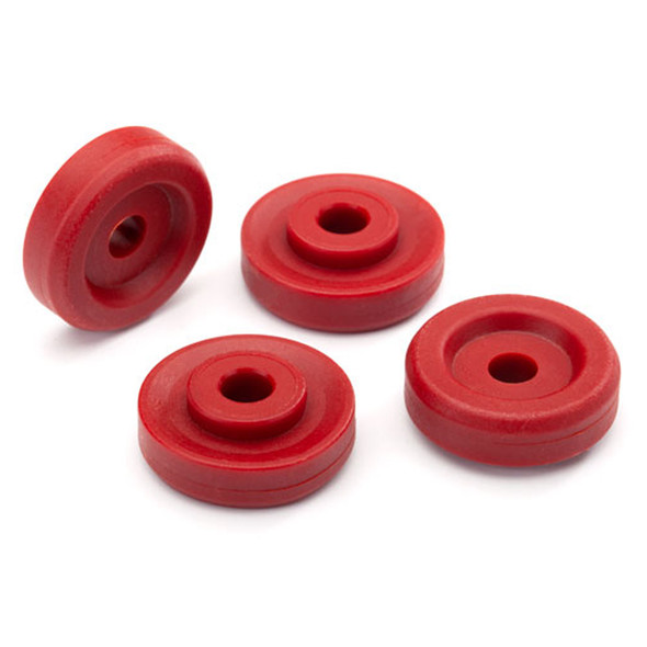 Traxxas 8957R Wheel Washers Red (4) : Maxx