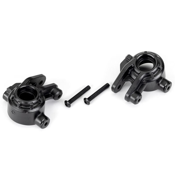 Traxxas 9037 Extreme Heavy Duty Steering Blocks Black : 4x4 Hoss/Rustler/Slash