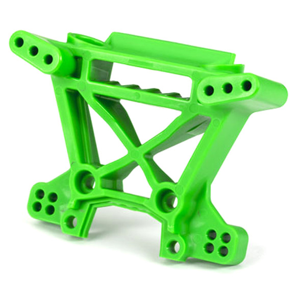 Traxxas 9038G Heavy Duty Front Shock Tower Green : 4x4 Hoss / Rustler / Slash