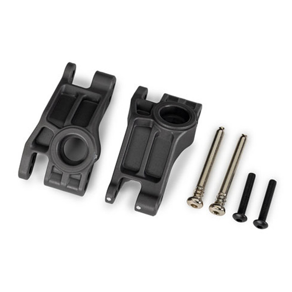 Traxxas 9150-GRAY Left & Right Rear Axle Carriers Gray for Bandit / Raptor / Rustler