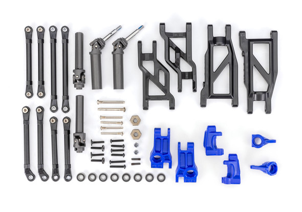 Traxxas 9180-BLUE Heavy Duty Suspension Upgrade Kit for 2WD Rustler/Stampede