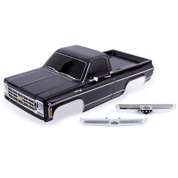 Traxxas 9212X Complete 1979 Chevrolet K10 Truck Painted Black Body for TRX-4