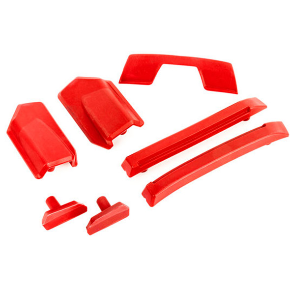 Traxxas 9510R Body Reinforcement Set Red / Skid Pads Roof : Sledge