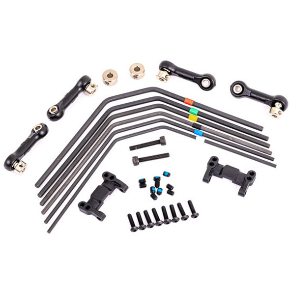 Traxxas 9595 Front & Rear Sway Bars Kit w/ F/R Linkage : Sledge