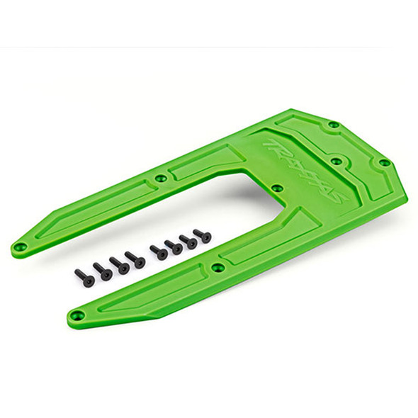 Traxxas 9623G Chassis Heavy-Duty Skid Plate Green for 1/8 Sledge