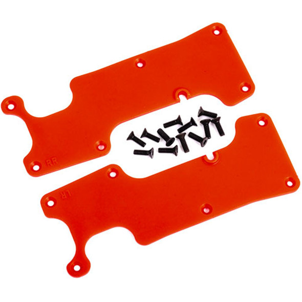 Traxxas 9634R Rear L/R Suspension Arm Covers Red w/ 2.5x8mm CCS (12) : Sledge