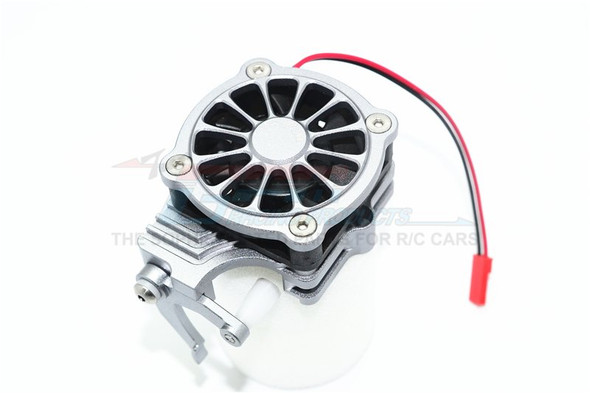 GPM Aluminum Motor Cooling Fan w/ Easy Switch (12Pcs) Set Black : TRX-4 / TRX-6