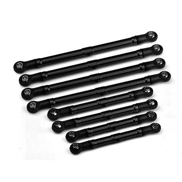 GPM Racing Aluminum 6061-T6 Suspension Link Set Black for Traxxas 1:18 TRX4M